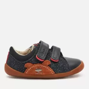 Clarks Toddlers Roamer Bear Shoes - Navy Suede - UK 5.5 Kids