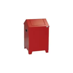 Bac pour laine de nettoyage H680xl400xP400 mm boitier rouge pompier RAL 3000/cl