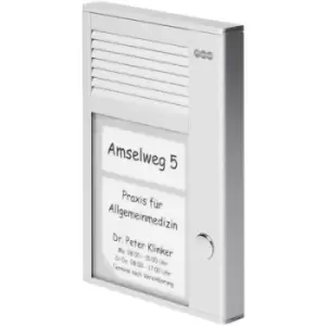 Auerswald TFS-Dialog 201 Door intercom Corded Complete kit Detached Silver