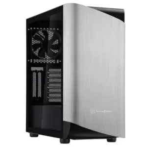 Silverstone SETA A1 Midi Tower Black, Silver