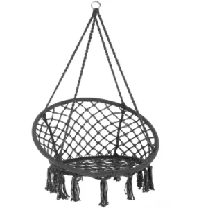 Hanging Chair Round Anthracite Grey Ø61cm