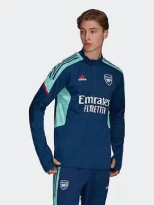 adidas Arsenal Condivo Training Top, Blue, Size 2XL, Men
