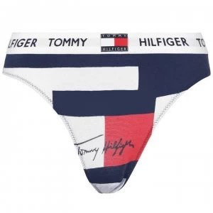 Tommy Bodywear 85 Cotton Bikini Bottoms - NAVY STRIPE01S