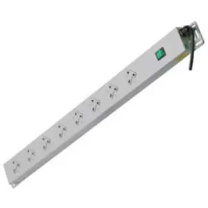 Lindy 8 Way UK Mains Sockets Vertical PDU with UK Mains Plug