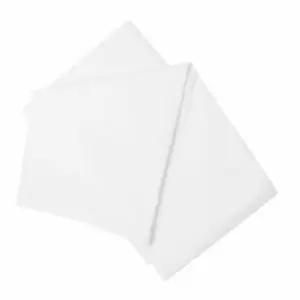 Belledorm Brushed Cotton Extra Deep Fitted Sheet (Double) (White)