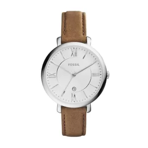 Fossil Womens Jacqueline Leather Watch - Brown