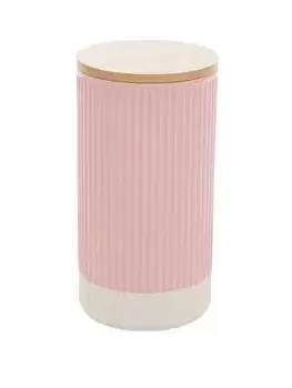 Premier Housewares Geome Pink Storage Canister