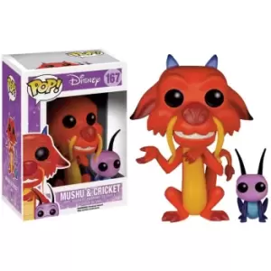 Disney Mulan Mushu & Cricket Pop! Vinyl Figure