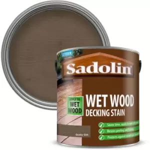 Sadolin - Wet Wood Decking Stain - Dusky Oak - 2.5L - Dusky Oak