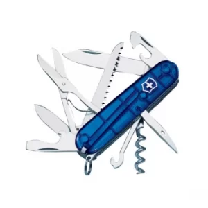 Victorinox 13713T2B1 Huntsman Swiss Army Knife Translucent Blue Bl...