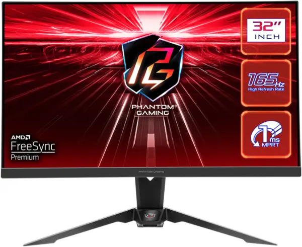 ASRock Phantom 31.5" PG32QF2B Quad HD Gaming LED Monitor