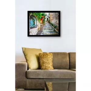 SC0851 Multicolor Decorative Framed MDF Painting