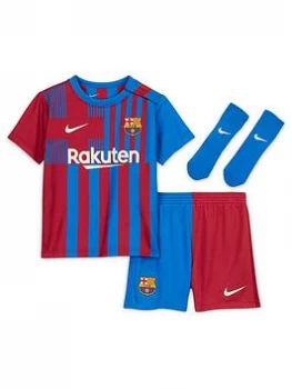 Nike Barcelona Infants 21/22 Home Kit - Blue Size 12-18 Months