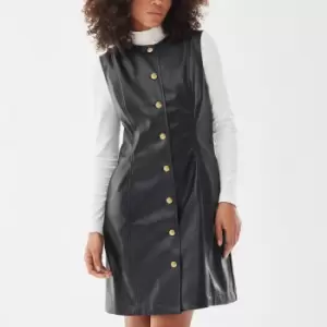 Barbour International Morini Faux Leather Mini Dress - UK 12