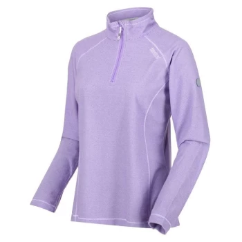 Regatta Womens Montes Half Zip Fleece - LtAmethy/Wht