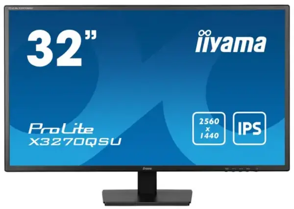 iiyama 32" X3270QSU WQHD IPS LCD Monitor