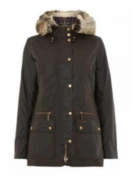 Barbour Kelsall waxed jacket Olive