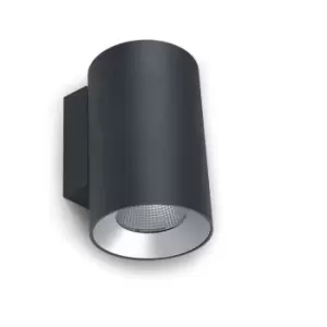 Cosmos LED Outdoor Medium Wall Light Urban Grey IP55