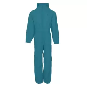 Trespass Childrens/Kids Button Rain Suit (2-3 Years) (Teal)