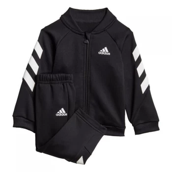 Boys, adidas Unisex Infant I Mm XFG Tracksuit - Black/White, Size 6-9 Months