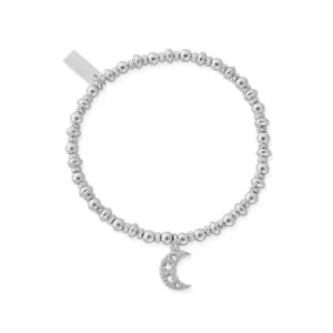 ChloBo SBDS3078 Didi Sparkle Starry Moon Bracelet