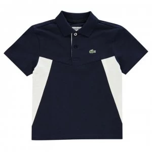 Lacoste Block Colour Polo - Nvy Blu/Wht