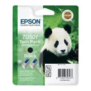 Epson Panda T0501 Black Ink Cartridge