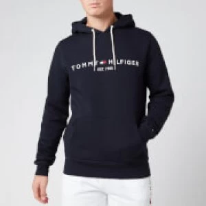 Tommy Hilfiger Mens Tommy Logo Hoodie - Sky Captain - XXL - Blue