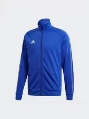 adidas Core 18 Track Top, Blue/White Size M Men