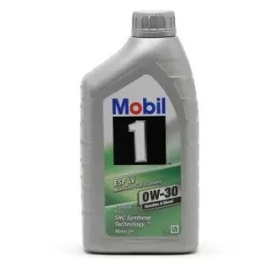 MOBIL Engine oil Mobil 1 ESP LV 0W-30 Capacity: 1l 154317