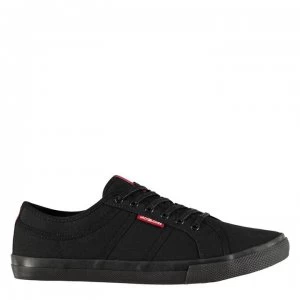 Jack and Jones Ross Mens Canvas Trainers - Anthracite