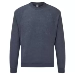 Fruit Of The Loom Mens Raglan Sleeve BelcoroA Sweatshirt (M) (Heather Navy)