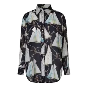 Gant Sailing Print Shirt - Blue