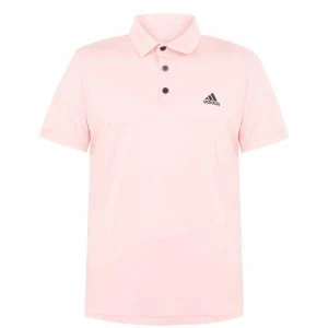 adidas Mens Tennis Fab Polo Shirt - HazeCoral