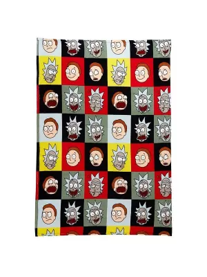 Rick & Morty Rick & Morty Patchwork Fleece Blanket