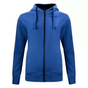 Clique Womens/Ladies Classic Full Zip Hoodie (XS) (Royal Blue)