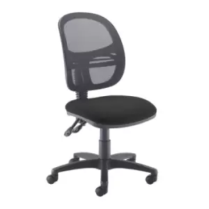 Jota Mesh medium back operators chair with no arms - black