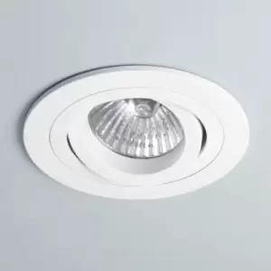 Astro Taro Fire Rated Round Adjustable Downlight - Matt White