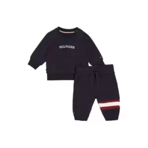 Tommy Hilfiger Baby Curved Monotype Set - Blue