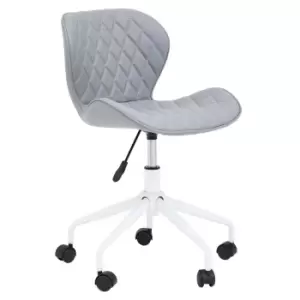 Premier Housewares Brent Home Office Chair, Grey