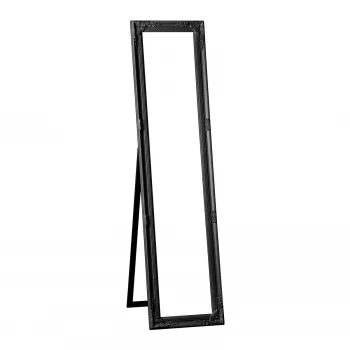 Premier Housewares Vintage Standing Mirror - Black