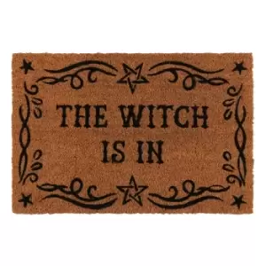 Natural Witch Is In Door Mat