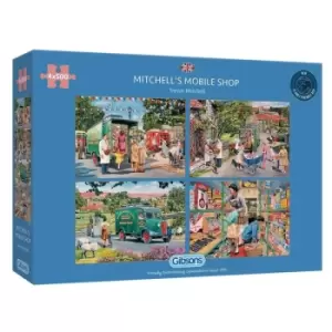 Mitchell's Mobile Shop 4 x 500 Piece Jigsaw Puzzle