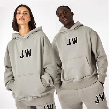 Jack Wills Unisex Varsity Hoodie - Washed Khaki