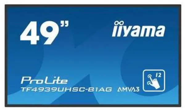 iiyama 49" ProLite TF4939UHSC-B1AG 4K Ultra HD LED Touch Screen Monitor