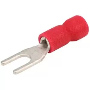 TruConnect 3.7mm Red 18A Fork Connector Pack of 100