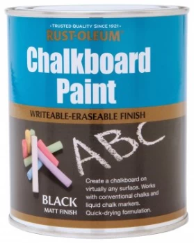 Rust-Oleum Chalkboard Paint 750ml - Matt Black