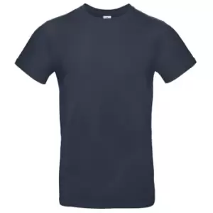 B&C Mens #E190 Tee (L) (Navy Blue)