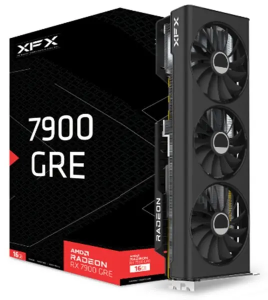 XFX XFX AMD Radeon RX 7900 GRE 16GB Gaming Graphics Card For Gaming RX-79GMERCB9