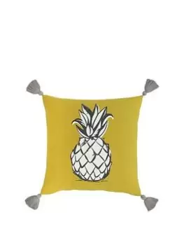 Pineapple Elephant Tupi Pineapple Cushion Ochre 45X45